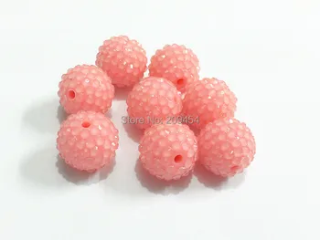 Newest ! 20mm 100pcs/lot Pink Solid With Clear Resin Rhinestone Ball Beads,Chunky Beads For Kids Jewelry Making
Newest ! 20mm 100pcs/lot Pink Solid With Clear Resin Rhinestone Ball Beads,Chunky Beads For Kids Jewelry Making