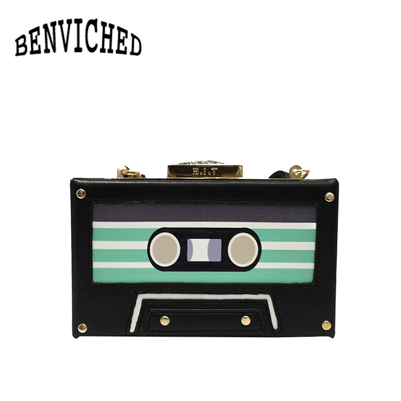 BENVICHED 2019 new tide retro port wind Messenger bag personalized fun tape small square bag mini bag shoulder bag R456
BENVICHED 2019 new tide retro port wind Messenger bag personalized fun tape small square bag mini bag shoulder bag R456