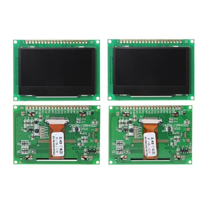 2.42 inch OLED LCD Screen Module OLED Display 12864 Dot SPI I2C / IIC Graphic Highlight
2.42 inch OLED LCD Screen Module OLED Display 12864 Dot SPI I2C / IIC Graphic Highlight