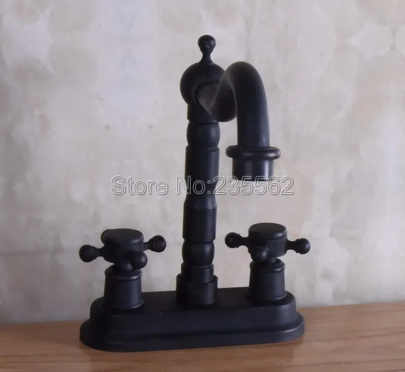 Dual Cross Handle Black Oil Rubbed Bronze 2 Hole Kitchen Faucet Swivel Spout Faucets Washbasin Mixer Sink Taps lnf240
Dual Cross Handle Black Oil Rubbed Bronze 2 Hole Kitchen Faucet Swivel Spout Faucets Washbasin Mixer Sink Taps lnf240