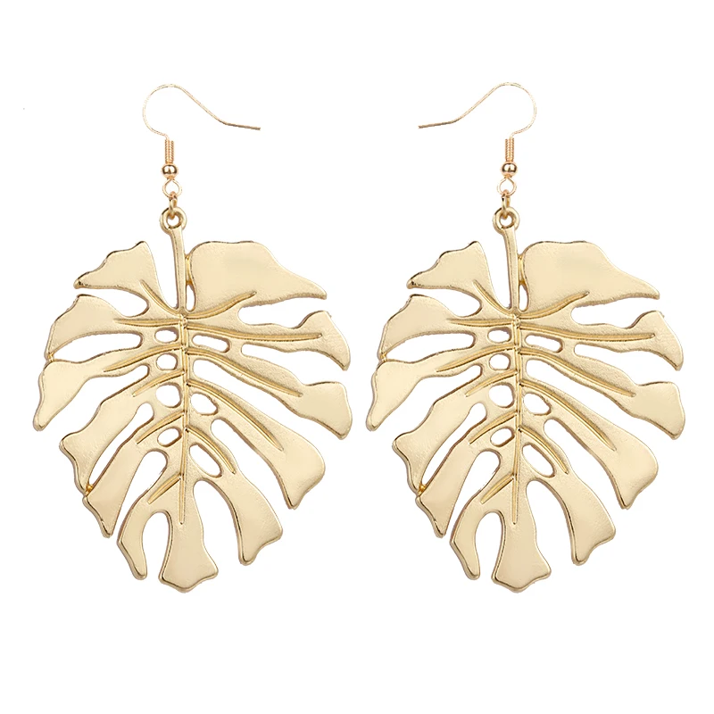 AENSOA Simple Design Metal Gold Color Leaf Earrings For Women Bohemian Big Alloy Pendant Drop Earrings Punk Jewelry Accessories
AENSOA Simple Design Metal Gold Color Leaf Earrings For Women Bohemian Big Alloy Pendant Drop Earrings Punk Jewelry Accessories