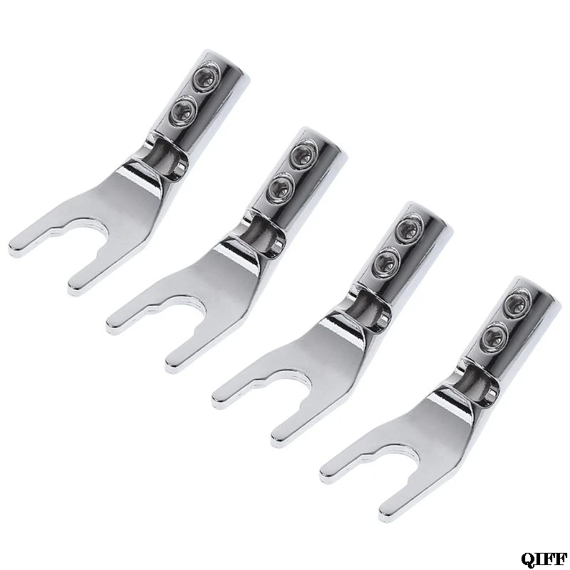 Drop Ship&Wholesale 4PCS Terminal Spade Copper Rhodium Plated Plug Speaker Cable Connector Post APR28
Drop Ship&Wholesale 4PCS Terminal Spade Copper Rhodium Plated Plug Speaker Cable Connector Post APR28