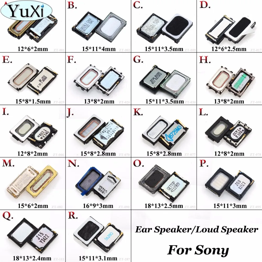 YuXi 1pcs Top Front Earpiece Ear Speaker Sound Receiver For Sony Xperia Z Z1 Z2 Z3 Z4 Z5 Compact Z5 Plus Bottom Main Loud Speake
YuXi 1pcs Top Front Earpiece Ear Speaker Sound Receiver For Sony Xperia Z Z1 Z2 Z3 Z4 Z5 Compact Z5 Plus Bottom Main Loud Speake