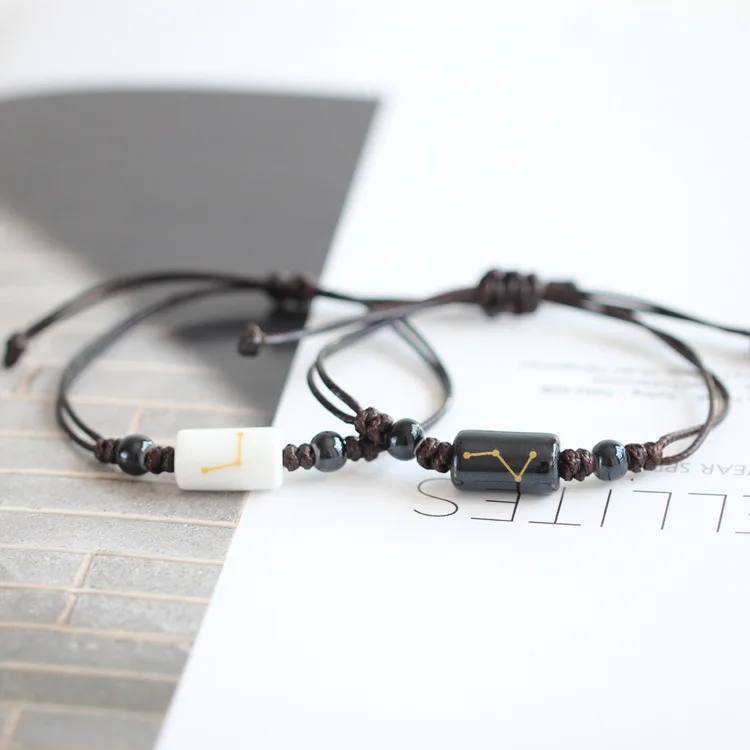 12 Constellation Bracelet Men Women Bohemian Ceramic Accessories Chinese Style Fashion Couple Sagittarius Scorpio Gemini Taurus
12 Constellation Bracelet Men Women Bohemian Ceramic Accessories Chinese Style Fashion Couple Sagittarius Scorpio Gemini Taurus