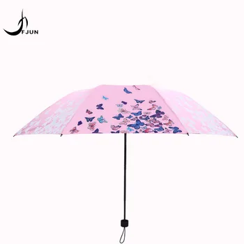Color change small black umbrella rain woman creative UV protection three fold black umbrella for student female rain paraguas
Color change small black umbrella rain woman creative UV protection three fold black umbrella for student female rain paraguas