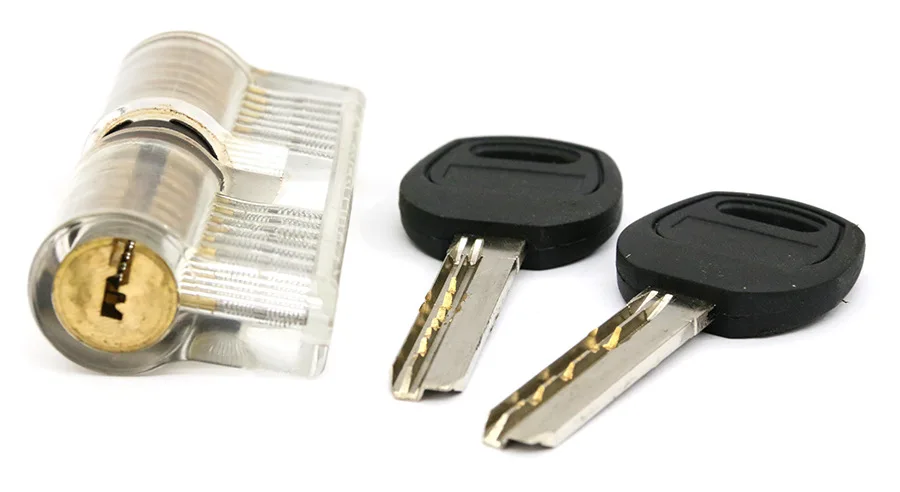 

Cutaway Transparent Copper Locks Training Skill Professional Visible Practice Padlocks Lock Pick Locksmith Supplies