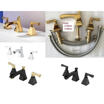 Brass American Style 2-Handle Widespread Bathroom Lavatory Faucet Chrome Black Gold
Brass American Style 2-Handle Widespread Bathroom Lavatory Faucet Chrome Black Gold