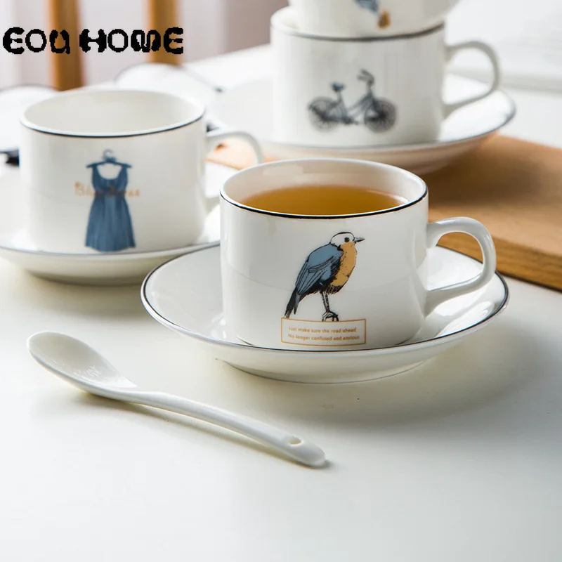 3Pce/Set European Ceramics Coffee Mugs Saucer Set Afternoon Tea Cup Couple Milk Juice Lemon Cup Children's Solid Color Drinkware
3Pce/Set European Ceramics Coffee Mugs Saucer Set Afternoon Tea Cup Couple Milk Juice Lemon Cup Children's Solid Color Drinkware