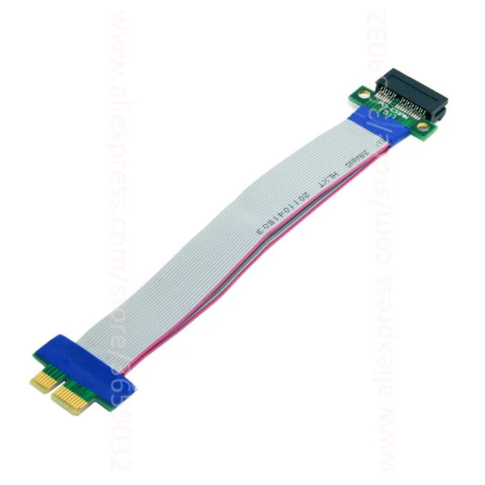 0.2M Riser PCI-E pci Express 1X X1 Slot Riser Card Extender Extension Ribbon Flex Relocate Flexible Flat Cable 20cm
0.2M Riser PCI-E pci Express 1X X1 Slot Riser Card Extender Extension Ribbon Flex Relocate Flexible Flat Cable 20cm
