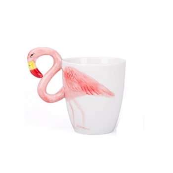 3D Animals Three - Dimensional Coffee Cups Ceramic Drinkware Personality Modeling Mugs Fashionable People Liked Flamingo Cup
3D Animals Three - Dimensional Coffee Cups Ceramic Drinkware Personality Modeling Mugs Fashionable People Liked Flamingo Cup