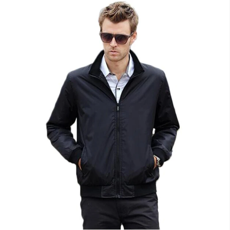 Spring Autumn Fashion Men's Casual Solid Jacket Stand Collar Business College Windbreaker Jacket Thin Coat Hommes Varsity Jacket
Spring Autumn Fashion Men's Casual Solid Jacket Stand Collar Business College Windbreaker Jacket Thin Coat Hommes Varsity Jacket