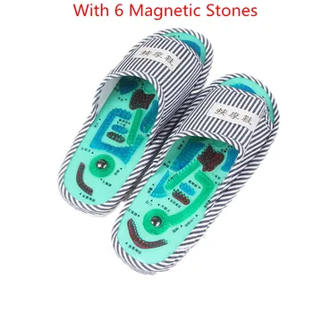 Hot Sale Foot Massage Slippers Canvas Stripe Magnet Reflexology Acupuncture Point Non-Slip Slippers for Mens&Womens Indoor
Hot Sale Foot Massage Slippers Canvas Stripe Magnet Reflexology Acupuncture Point Non-Slip Slippers for Mens&Womens Indoor