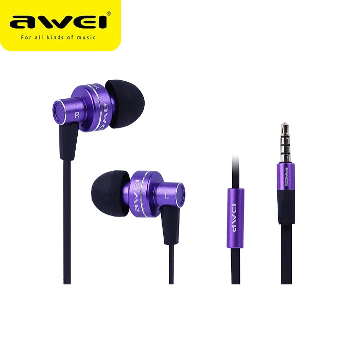 Awei In Ear Earphone earhud with remote mic for apple iphone mobile phone mp3 ES900i
Awei In Ear Earphone earhud with remote mic for apple iphone mobile phone mp3 ES900i