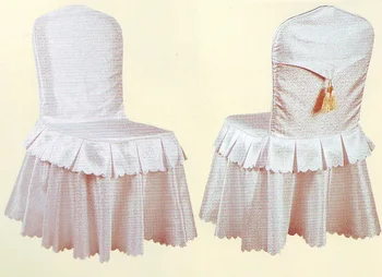 

custom-made MOQ 30PCS fashion beautiful white wedding chair cover banquet cover with bowknot