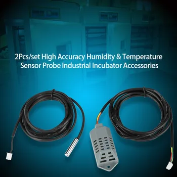 2pcs/set Humidity Temperature Sensors Probes High Accuracy Spare Parts Egg Incubator Hatching Machine Thermostat Industrial Farm
2pcs/set Humidity Temperature Sensors Probes High Accuracy Spare Parts Egg Incubator Hatching Machine Thermostat Industrial Farm