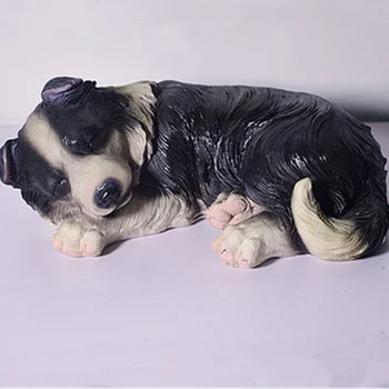 7'' Cute Puppy Statue Simulation Border Collie Sleep Position Creative Home Decor Action Figure Collectible Model Toy P951
7'' Cute Puppy Statue Simulation Border Collie Sleep Position Creative Home Decor Action Figure Collectible Model Toy P951