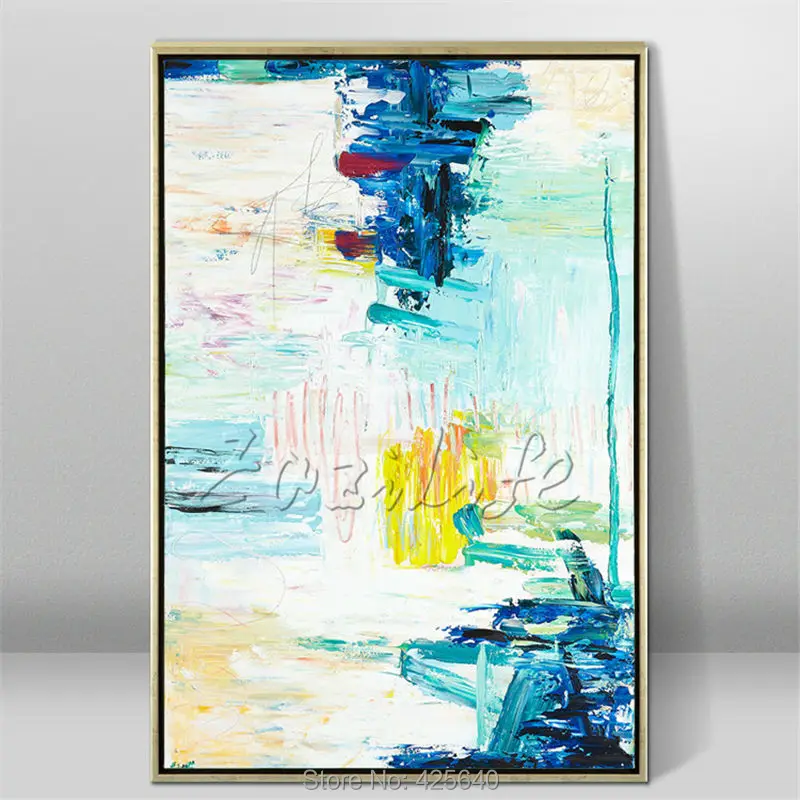 Modern abstract Colour Oil Painting hand painted the sitting room decorative oil painting 2
Modern abstract Colour Oil Painting hand painted the sitting room decorative oil painting 2