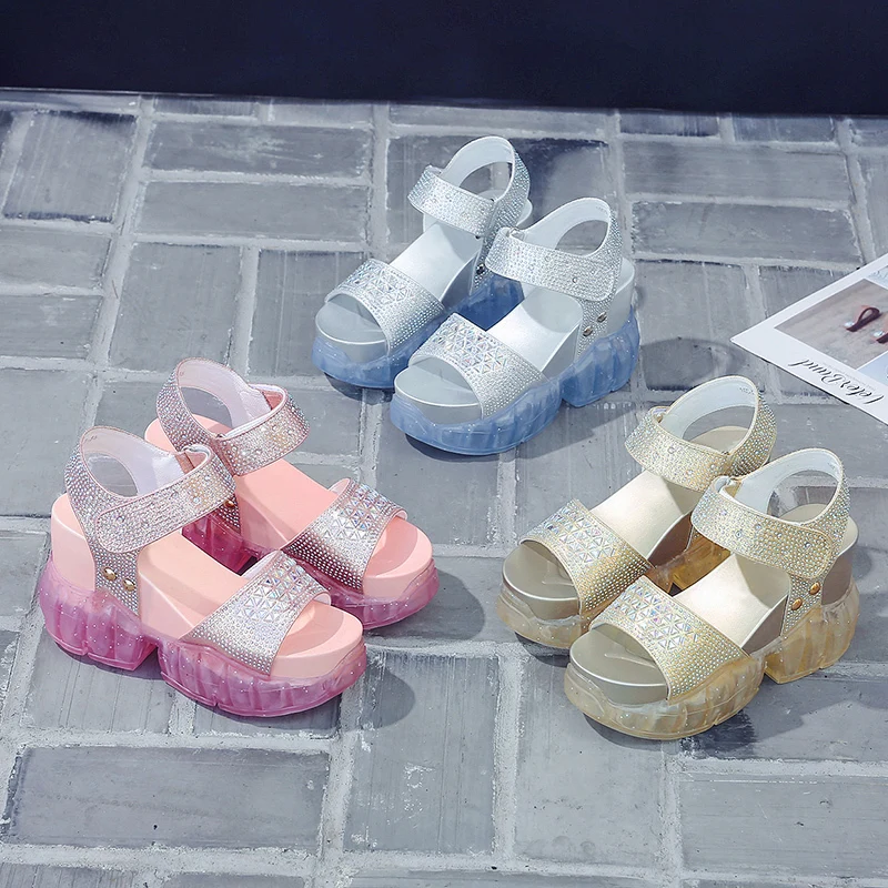 New Sexy Open-toed Women Sport Sandals Wedge Sandals Outdoor Cool Platform Shoes Women Beach Summer Shoes zapatos de mujer