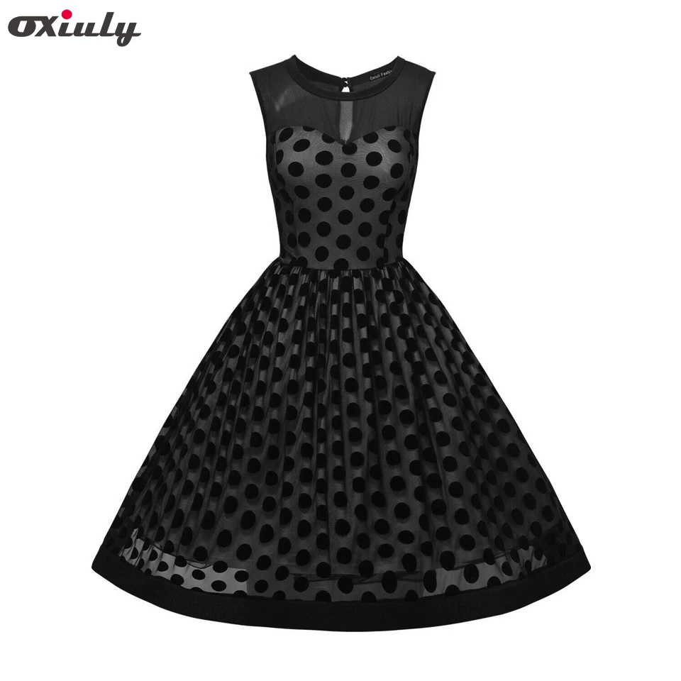 2016 New Women Casual Dress Dot Vintage Dress with Sleeveless Open Back Zipper Ball Gown Party Dress Stretch Mesh Plus Size
2016 New Women Casual Dress Dot Vintage Dress with Sleeveless Open Back Zipper Ball Gown Party Dress Stretch Mesh Plus Size