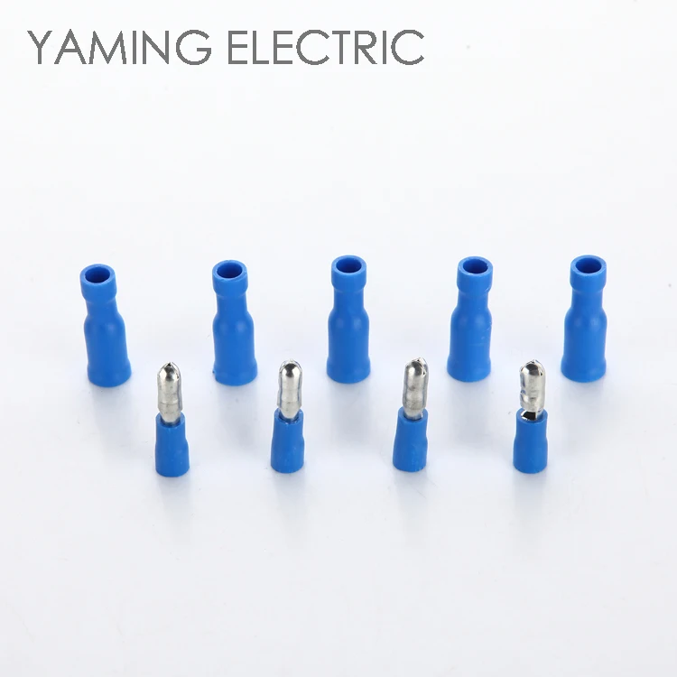 100Set/lot 200pcs Male Female Bullet Connector Crimp Terminals Wiring Blue Electrical Terminals Connectors
100Set/lot 200pcs Male Female Bullet Connector Crimp Terminals Wiring Blue Electrical Terminals Connectors