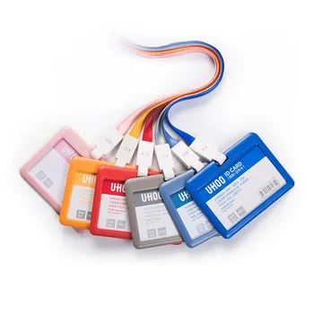 Candy Colors Business ID Card Holder with Neck Lanyards Double Transparent Name Card High Quality Customize LOGO Badge Holder
Candy Colors Business ID Card Holder with Neck Lanyards Double Transparent Name Card High Quality Customize LOGO Badge Holder