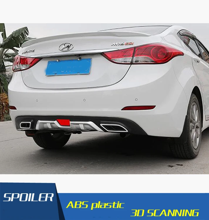 For Elantra Rear spoiler ABS Rear Bumper Diffuser Bumpers Protector Glossy For Elantra After chrome lip rear spoiler 2012-2015
For Elantra Rear spoiler ABS Rear Bumper Diffuser Bumpers Protector Glossy For Elantra After chrome lip rear spoiler 2012-2015