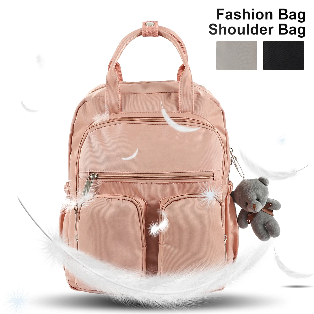 2019 Fashion Woman Backpack Waterproof Nylon Soft Handle Solid Multi-pocket Travel Zipper Mochila Feminina Sac A Dos School Bags
2019 Fashion Woman Backpack Waterproof Nylon Soft Handle Solid Multi-pocket Travel Zipper Mochila Feminina Sac A Dos School Bags
