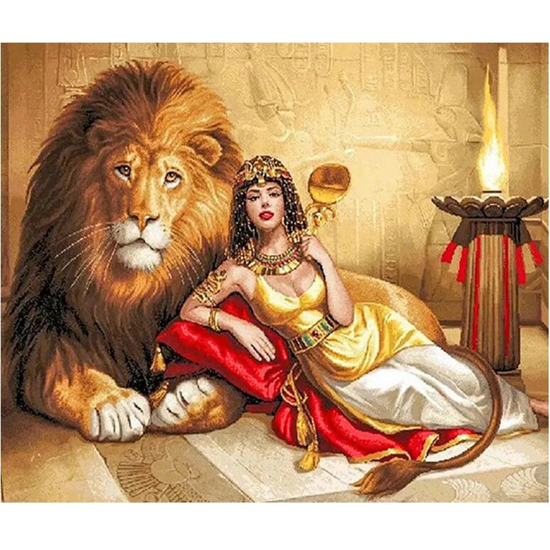 DIY Diamond painting Indian Beauty and lion diamond embroidery full display cross stitch diamond mosaic crafts home decor C503
DIY Diamond painting Indian Beauty and lion diamond embroidery full display cross stitch diamond mosaic crafts home decor C503