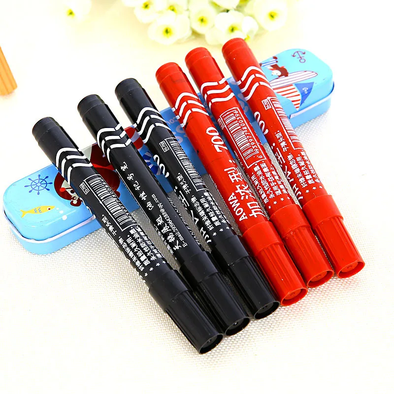 Stationery 3 Pcs Oily Marker Pen Waterproof Ink Crude Portable Mark Pen Non-toxic Permanent DIY Art esign School Office Supplies
Stationery 3 Pcs Oily Marker Pen Waterproof Ink Crude Portable Mark Pen Non-toxic Permanent DIY Art esign School Office Supplies