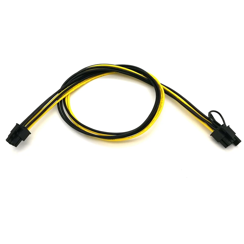 6-контактный до 8-контактный (6 + 2-контактный) силовой кабель PCIe 1007 18AWG для видеокарты графического процессора ETH Ethereum
6-контактный до 8-контактный (6 + 2-контактный) силовой кабель PCIe 1007 18AWG для видеокарты графического процессора ETH Ethereum