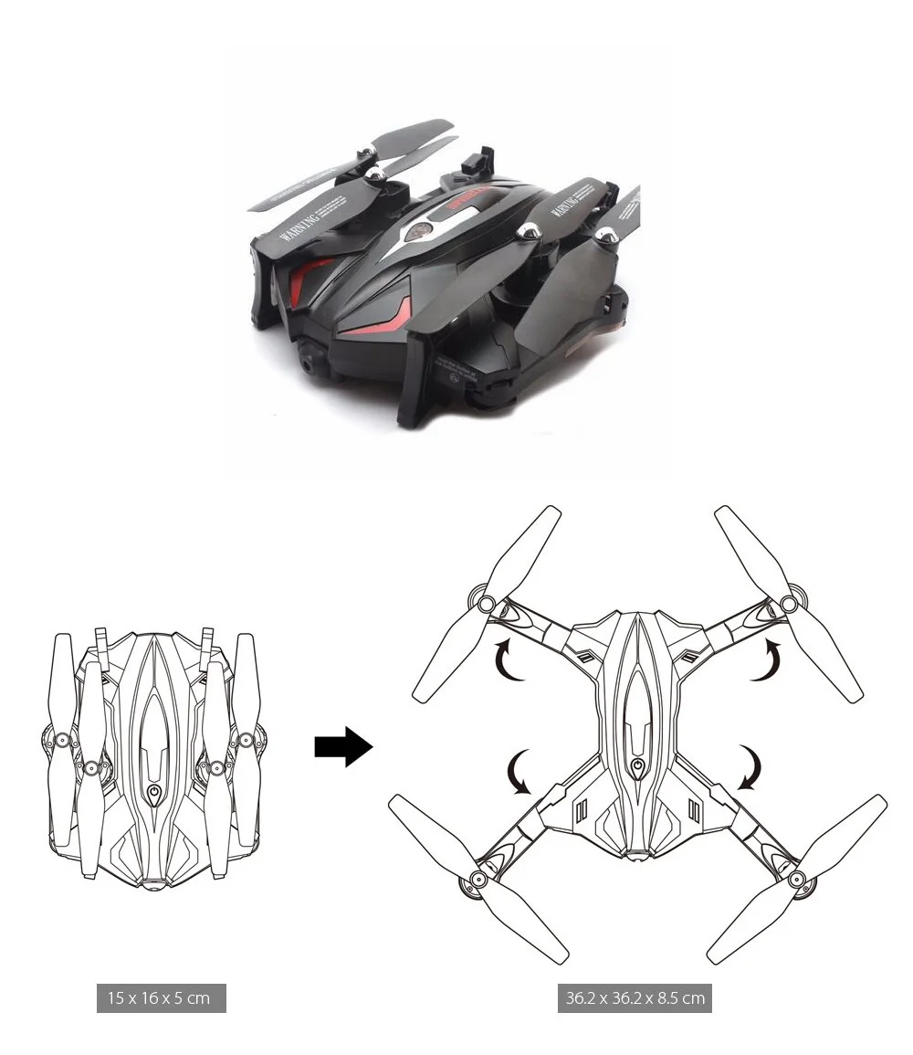 Newest Foldable Skytech TK110HW With HD Camera WIFI FPV 2.4GHz 6 Axis Gyro RC Quadcopter RTF remote control dron drone
Newest Foldable Skytech TK110HW With HD Camera WIFI FPV 2.4GHz 6 Axis Gyro RC Quadcopter RTF remote control dron drone