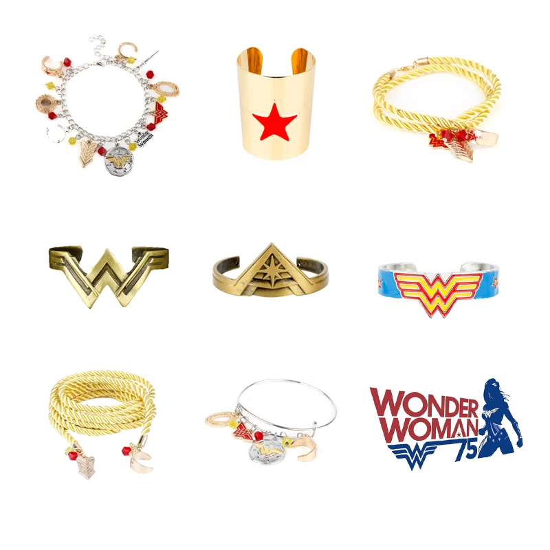 Wonder Woman Bangles Bracelets Trendy Movie Jewelry Diana Prince Tiara Bangle Bracelet
Wonder Woman Bangles Bracelets Trendy Movie Jewelry Diana Prince Tiara Bangle Bracelet