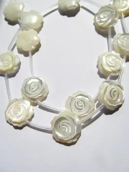 2strands 30pcs 8-15mm Handmade White MOP Rose Flower Beads White Mother of Pearl Carved Rose Flower Beads
2strands 30pcs 8-15mm Handmade White MOP Rose Flower Beads White Mother of Pearl Carved Rose Flower Beads