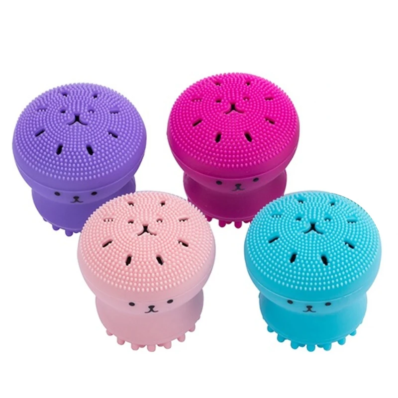 Cute Animal Octopus Shape Silicone Facial Cleaning Brush Deep Pore Cleaning Exfoliator Face Washing Brush Skin Care
Cute Animal Octopus Shape Silicone Facial Cleaning Brush Deep Pore Cleaning Exfoliator Face Washing Brush Skin Care