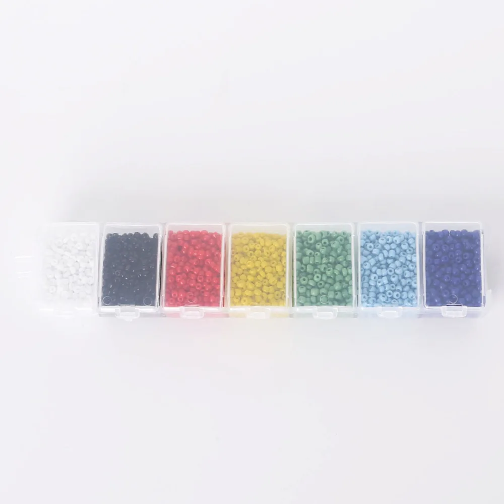 2/3mm 81g Czech Glass Seed Beads Mixed 7 Colors for DIY Earrings Bracelet Necklace For Jewelry Charm Making Accessories
2/3mm 81g Czech Glass Seed Beads Mixed 7 Colors for DIY Earrings Bracelet Necklace For Jewelry Charm Making Accessories