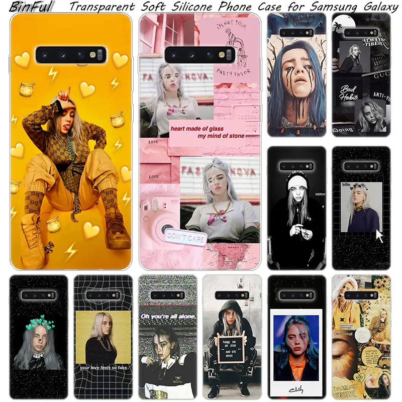 Hot Billie Eilish Soft Silicone Case For Samsung Galaxy S10 S9 S8 Plus S7 Edge A6 A8 Plus A7 A9 2018 A5 2017 Fashion Cover
Hot Billie Eilish Soft Silicone Case For Samsung Galaxy S10 S9 S8 Plus S7 Edge A6 A8 Plus A7 A9 2018 A5 2017 Fashion Cover