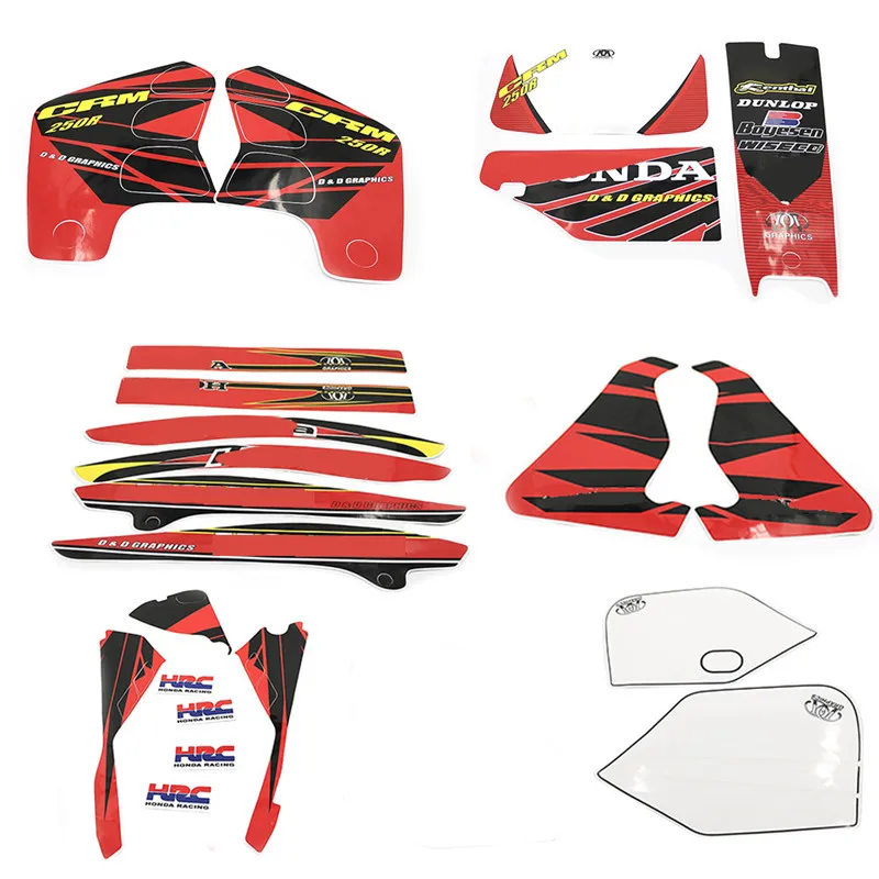 1989-1993 For Honda CRM250 R CRM250R CRM 250 R Full Set Graphic Kit fairing Sticker Fuel Tank side Decal Gas Tank Decals Paste
1989-1993 For Honda CRM250 R CRM250R CRM 250 R Full Set Graphic Kit fairing Sticker Fuel Tank side Decal Gas Tank Decals Paste