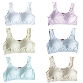 KLV 1PC Junior Teenage Girl Wide Shoulder Straps Sport Training Bra Letters Bowknot Underwear Bralette Wireless Padded For 8-16T 
KLV 1PC Junior Teenage Girl Wide Shoulder Straps Sport Training Bra Letters Bowknot Underwear Bralette Wireless Padded For 8-16T