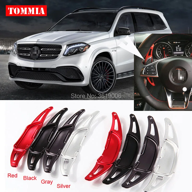 tommia For Mercedes-Benz GLS63 AMG 2016-2018 2pcs Steering Wheel Aluminum Shift Paddle Shifter Extension Car-styling
tommia For Mercedes-Benz GLS63 AMG 2016-2018 2pcs Steering Wheel Aluminum Shift Paddle Shifter Extension Car-styling