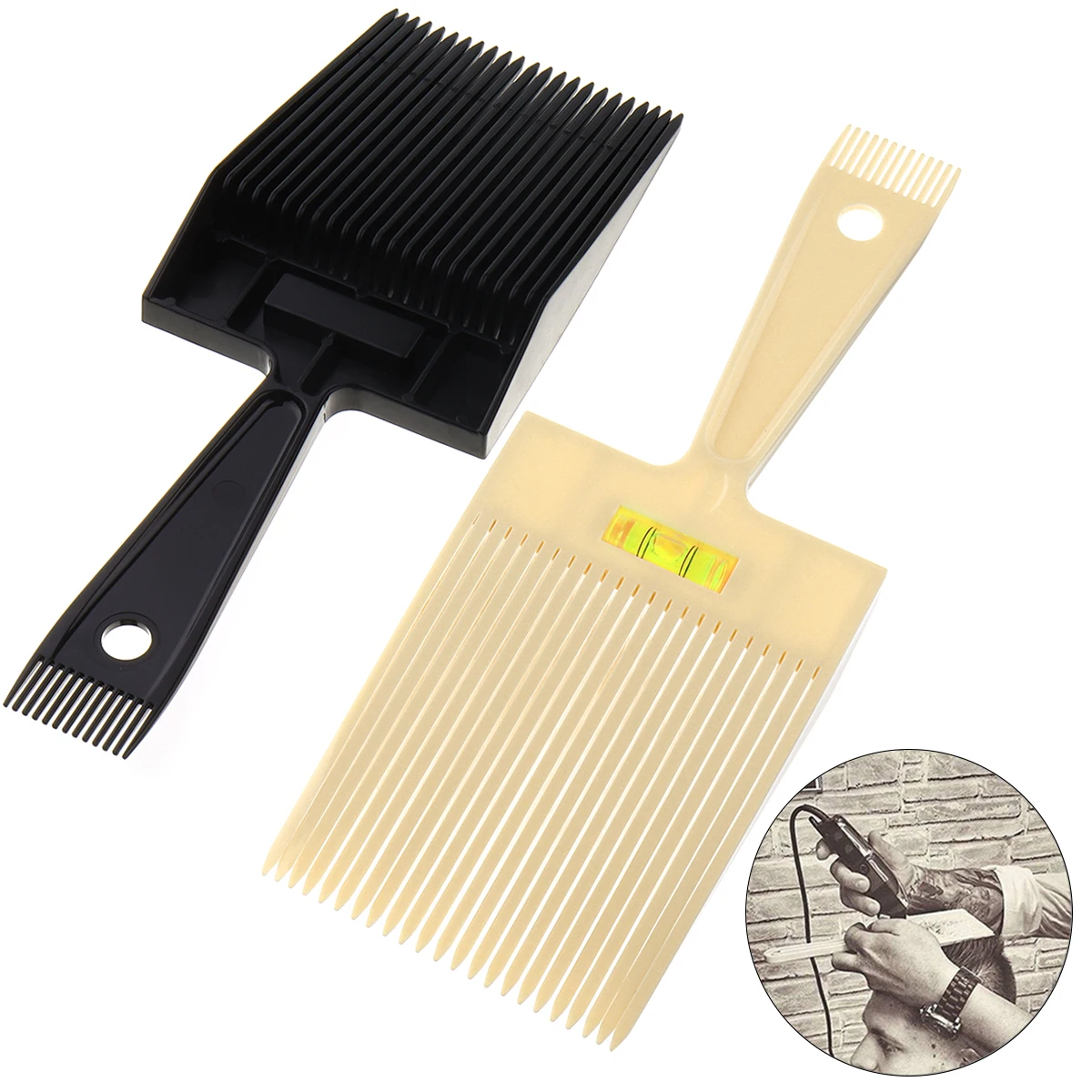 Flat Wide Tooth Hair Comb with Level Instrument Barber Cutting Dyeing Coloring Pigment Mixing Coating Pro Salon Hairstyling Tool
Flat Wide Tooth Hair Comb with Level Instrument Barber Cutting Dyeing Coloring Pigment Mixing Coating Pro Salon Hairstyling Tool