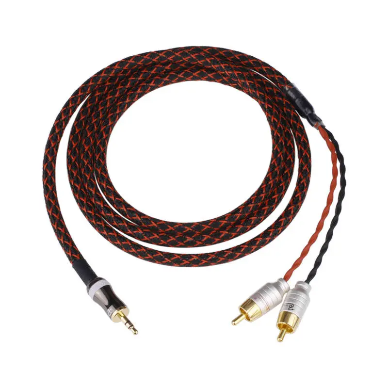 GZLOZONE 1.5M CANARE Hifi Audio cable 3.5mm To 2X RCA / PC Audio Signal line L3-80
GZLOZONE 1.5M CANARE Hifi Audio cable 3.5mm To 2X RCA / PC Audio Signal line L3-80