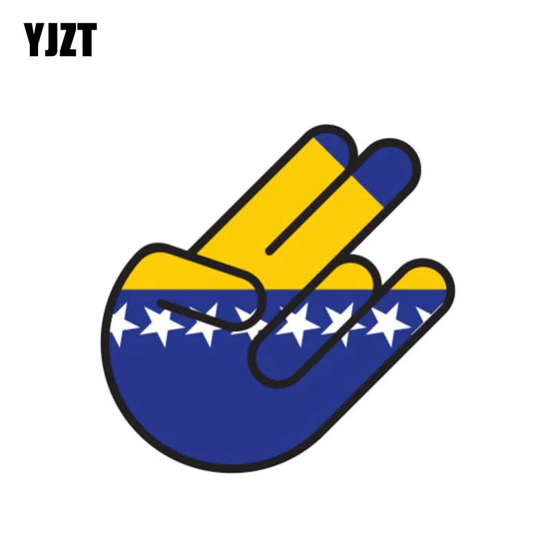 YJZT 14CM*9.2CM Creative Flag Decal Bosnia Shocker Car Sticker Car Styling 6-1025
YJZT 14CM*9.2CM Creative Flag Decal Bosnia Shocker Car Sticker Car Styling 6-1025