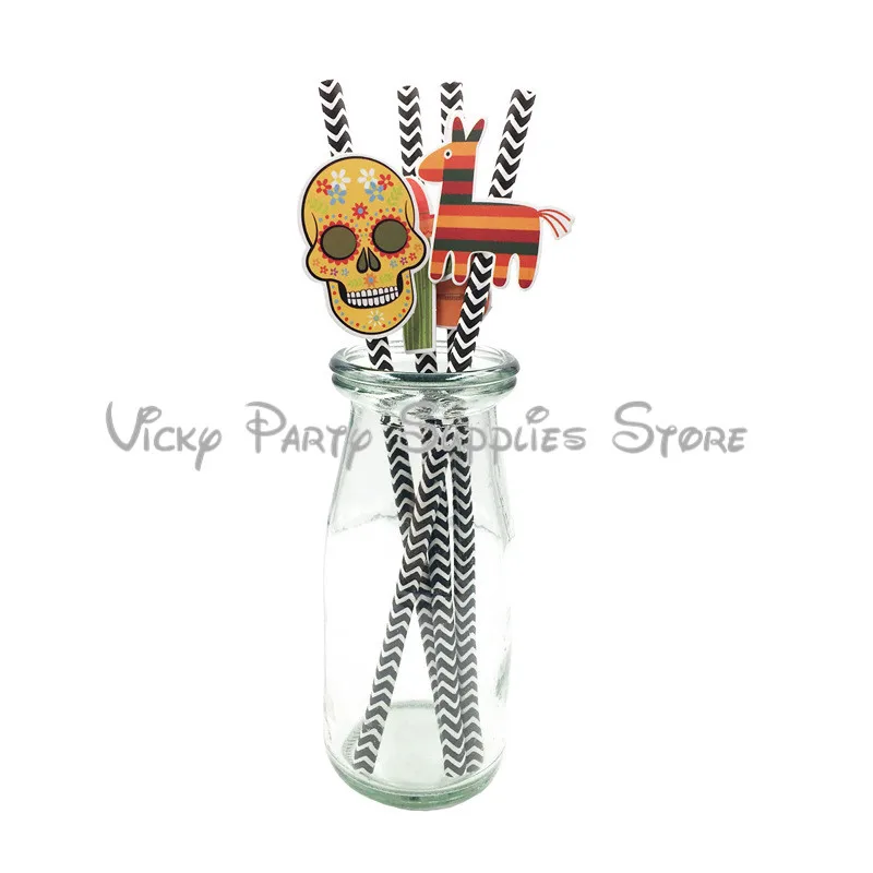 4pcs/lot Mexico Day of the Dead Disposable Straw Cartoon Skull Cactus Straws Day of Dead Theme Party Straw Tableware Supplies
4pcs/lot Mexico Day of the Dead Disposable Straw Cartoon Skull Cactus Straws Day of Dead Theme Party Straw Tableware Supplies