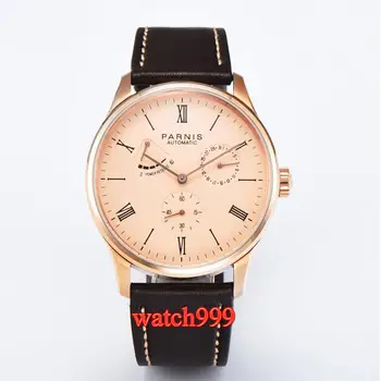 Parnis 42mm power reserve leather strap automatic men's watch stainless steel case waterproof mechanical men watch
Parnis 42mm power reserve leather strap automatic men's watch stainless steel case waterproof mechanical men watch