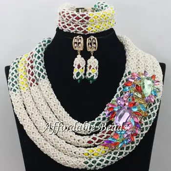 Multicolor African Ladies Jewelry Set Best Selling Beads African Set Charming Design Handmade NCD065
Multicolor African Ladies Jewelry Set Best Selling Beads African Set Charming Design Handmade NCD065