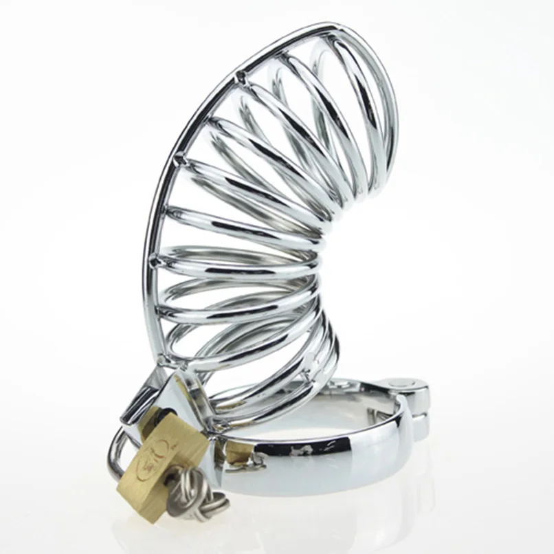 Multi-ring Stainless Steel Chastity Device Cock Cage With 3 Size Penis Ring Chastity Belt Dick Cage Virginity Lock Male Sex Toys