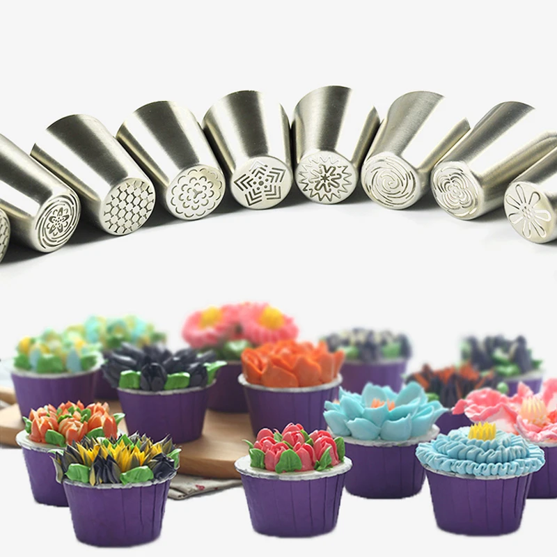 1pcs patisserie reposteria Metal flower tips nozzles Icing Piping Fondant Cake Decor Tool Pastry Shop Biscuit Cupcake Decoration
1pcs patisserie reposteria Metal flower tips nozzles Icing Piping Fondant Cake Decor Tool Pastry Shop Biscuit Cupcake Decoration