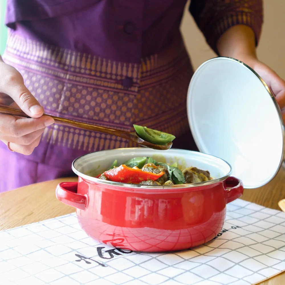 1.5L Porcelain Cooking Pan 18CM Enamel Soup Pot Stainless Steel Enamel Milk Baby Cooker Gas Stove Cookware For One Person Meal
1.5L Porcelain Cooking Pan 18CM Enamel Soup Pot Stainless Steel Enamel Milk Baby Cooker Gas Stove Cookware For One Person Meal