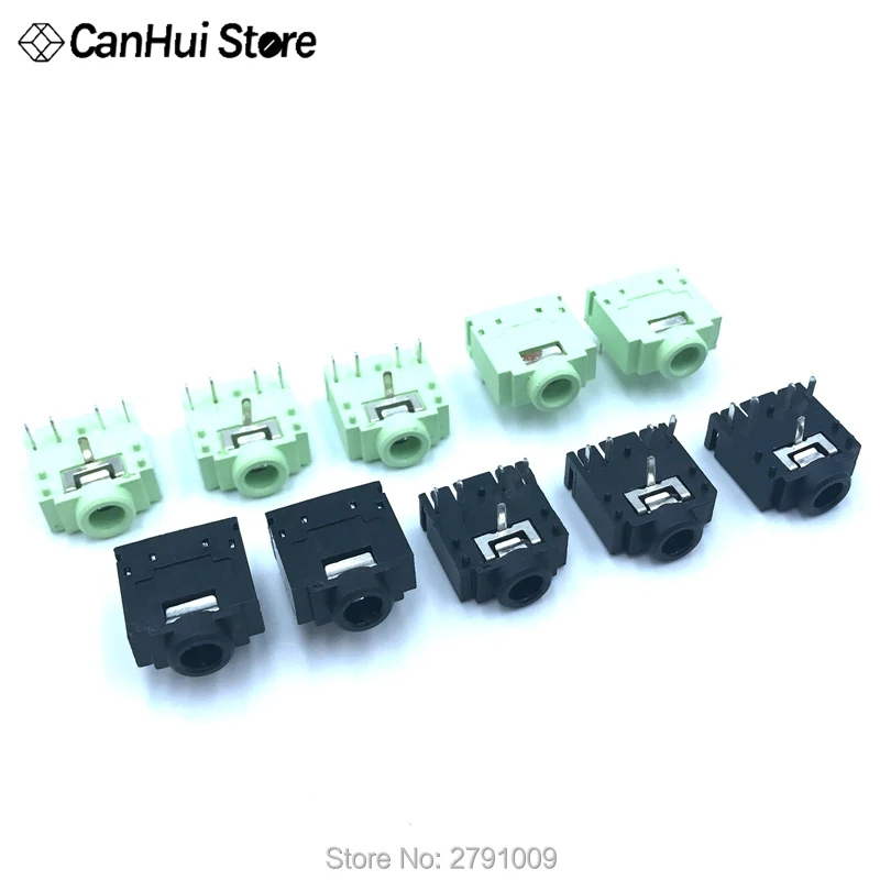 10Pcs PJ-307 PJ307 Green/black 3.5mm Stereo Jack Socket Audio Jack Connector PCB 3F07 5PIN High Temperature Resistance Metal Hot
10Pcs PJ-307 PJ307 Green/black 3.5mm Stereo Jack Socket Audio Jack Connector PCB 3F07 5PIN High Temperature Resistance Metal Hot