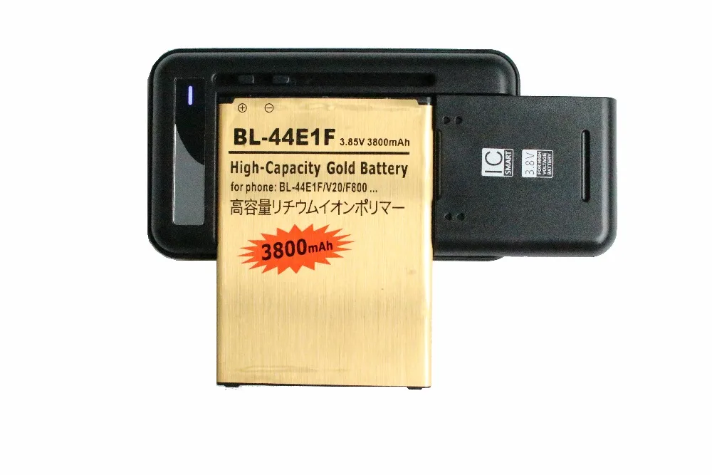 Ciszean 3800mAh BL-44E1F / BL44E1F / BL 44E1F Gold Replacement Battery + Universal Charger For LG V20 H990 F800 + Tracking Code
Ciszean 3800mAh BL-44E1F / BL44E1F / BL 44E1F Gold Replacement Battery + Universal Charger For LG V20 H990 F800 + Tracking Code